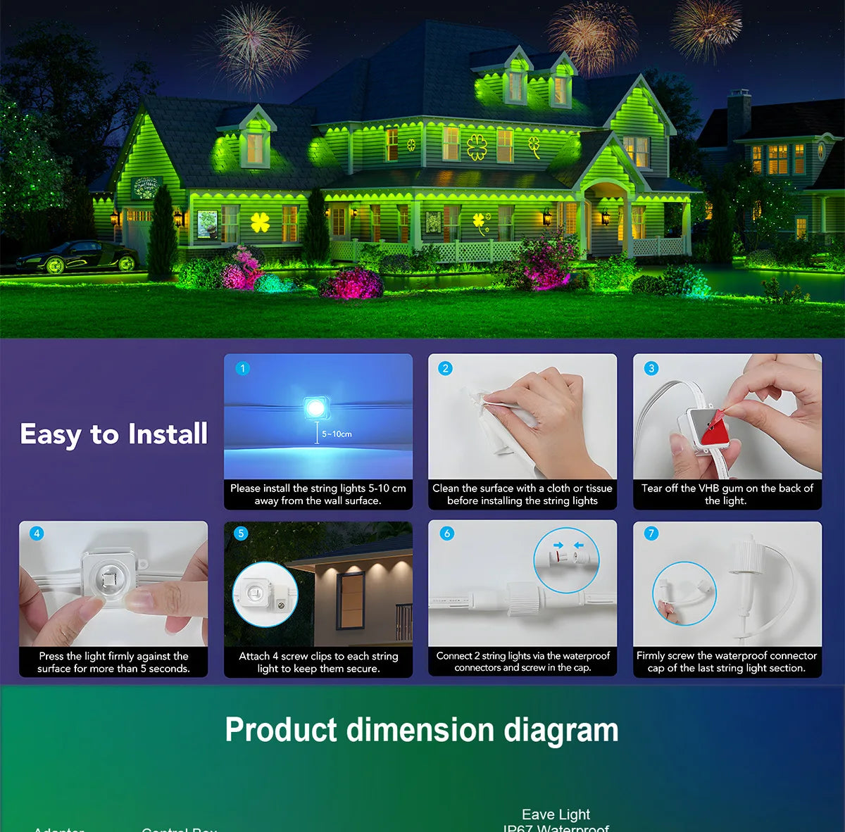 Smart Glow Outdoor Lights