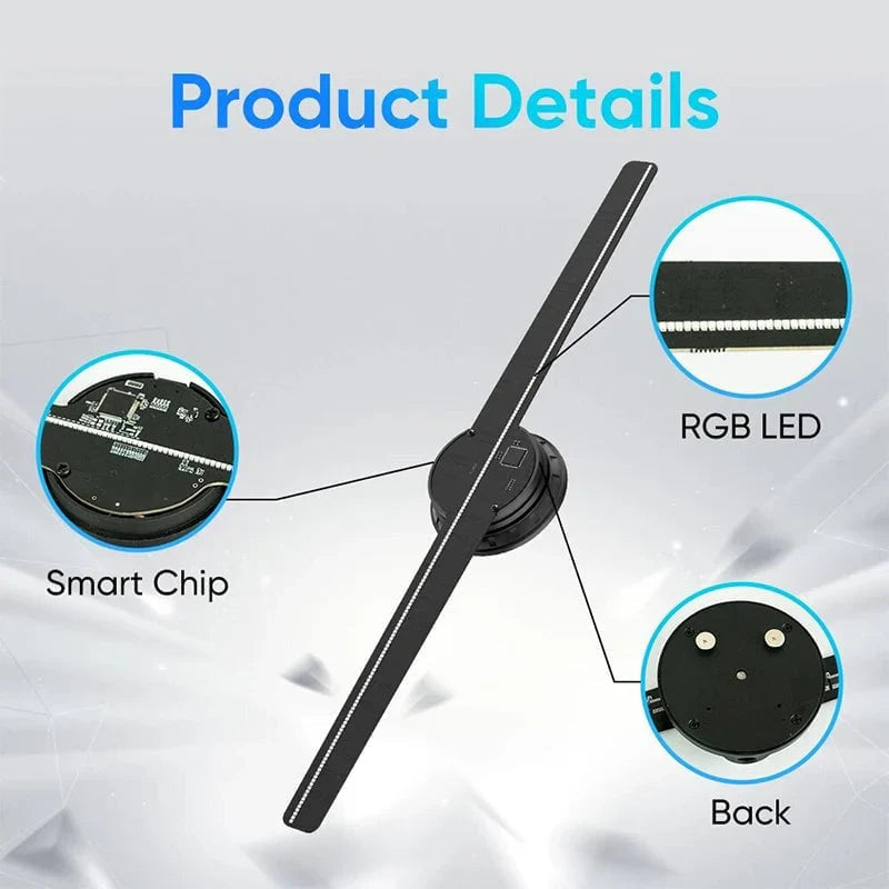 3D Hologram Display Fan