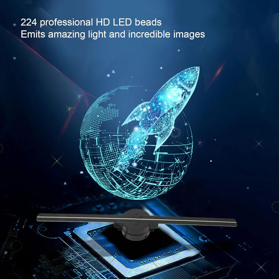 3D Hologram Display Fan